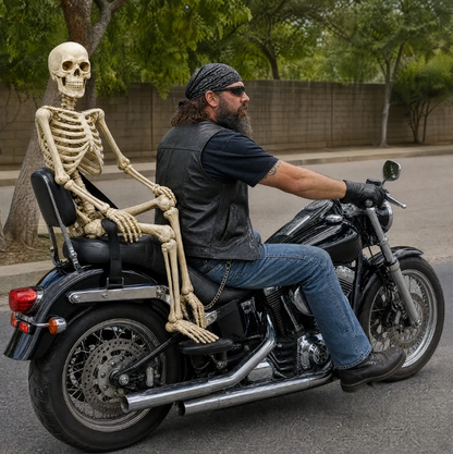 Bone Rider - Motorcycle Skeleton Passenger Kit